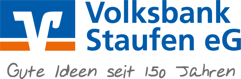 Logo: 150 Jahre Volksbank Staufen